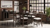 Deep Coffee Counter Height Dining Table