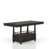 Deep Coffee Counter Height Dining Table