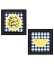 Trendy Decor 4U "You're My Main Squeeze" Framed Wall Art for Living Room, Wall Art Print for Home Decor, Bedroom Wall Art by Imperfect Dust (Color: as Pic)