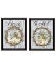 Trendy Decor 4U "Thankful and Blessed for the Fall" Framed Wall Art for Living Room, Wall Art Print for Home Decor, Bedroom Wall Art by Lisa Kennedy