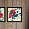 Trendy Decor 4U "Japanese Blossoms I" Framed Wall Art for Living Room, Wall Art Print for Home Decor, Bedroom Wall Art by JG Studio