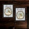 Trendy Decor 4U "Thankful and Blessed for the Fall" Framed Wall Art for Living Room, Wall Art Print for Home Decor, Bedroom Wall Art by Lisa Kennedy