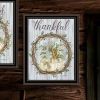 Trendy Decor 4U "Thankful and Blessed for the Fall" Framed Wall Art for Living Room, Wall Art Print for Home Decor, Bedroom Wall Art by Lisa Kennedy